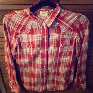 Western Plaid Levi Shirt